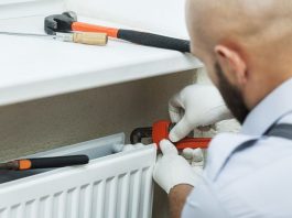 radiátor szerelés